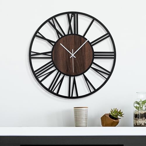 20 Inch Large Metal Wall Clock - Image 2