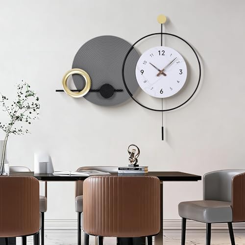 39.4"x25.2" Large Modern Silent Wall Clock - Image 4
