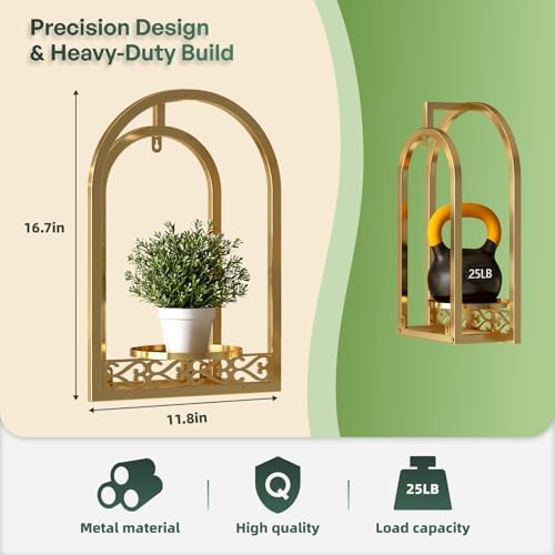 3 Pack Wall Plant Stands, Indoor Plant Holders Apartment - Image 4