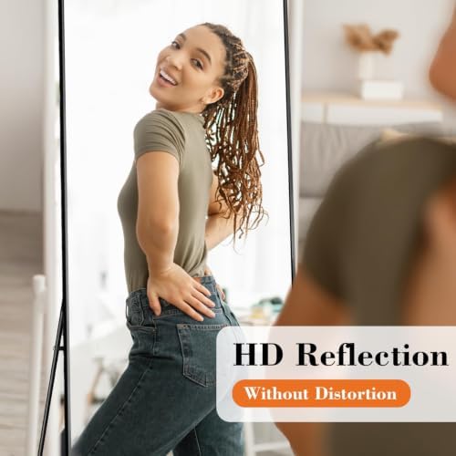Sweetcrispy 55"x15" Full Length Mirror, Standing Full Body Mirror - Image 3