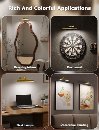 16" Wireless Picture Lights for Wall, Rechargeable Art Light - Image 6