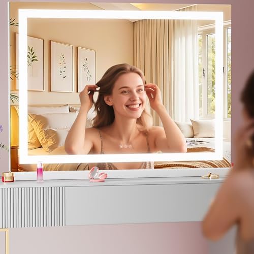 Vanity Mirror with Lights, Dimmable 3 Modes, Memory Function, Smart Touch - Image 4