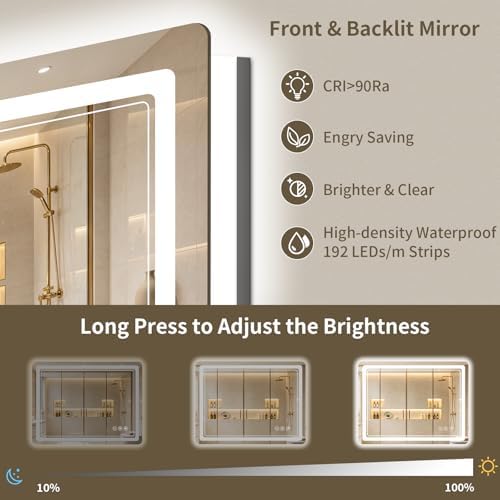 36"x48" LED Bathroom Mirror - Image 3