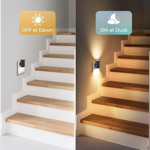 TSEXES Night Light Plug into Wall, 2700K Warm White, 4 Pack - Image 2
