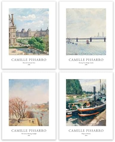 EVOLE HOME Camille Pissarro Art Prints, Unframed 8x10 Art Prints, Giclée Prints by Gicl%C3%A9eArtPrints