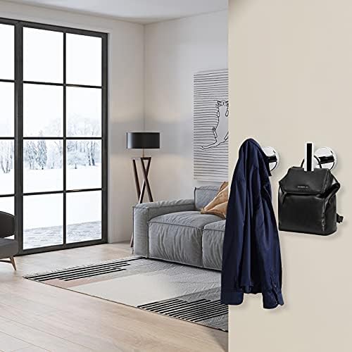 NearMoon Bath Towel Hooks- SUS 304 Stainless Steel Robe Hook Holder, Heavy Duty - Image 3