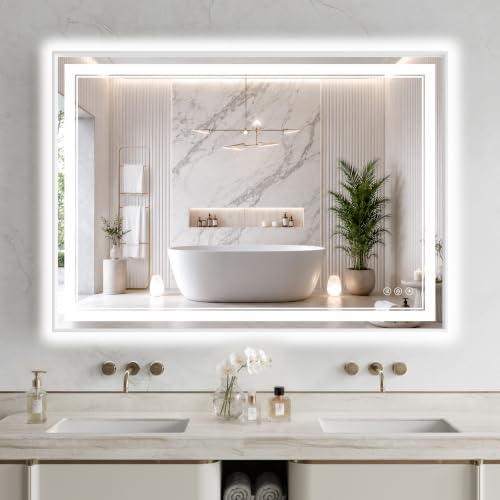 36"x48" LED Bathroom Mirror by FLYECHO