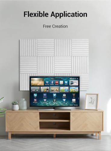 Waister Soundproof Wall Panels, 0.47 Inch Thick High Density-White - Image 7