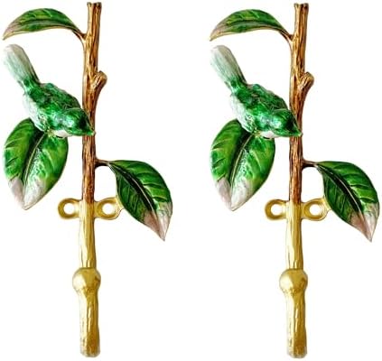 2 Pack Decorative Wall Hooks, Vintage Bird Shaped Metal Wall Hook by Pasiir