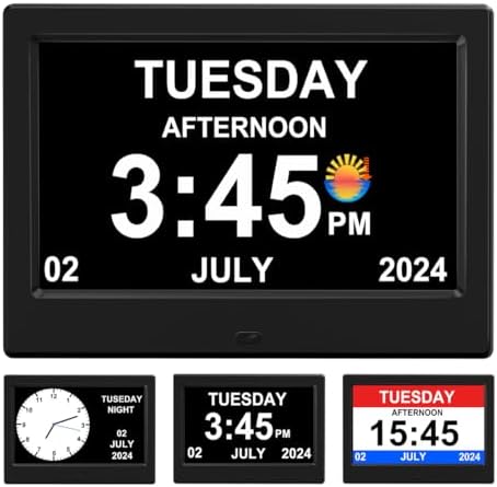 2026 Digital Clock Plug-in, Power Outage Memory, DST Display Time, and Year by TIMEMOON