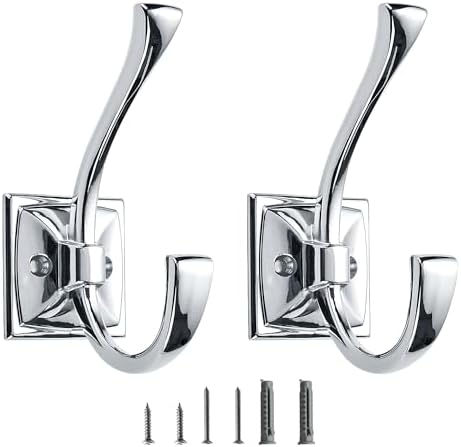 2 Pack Decorative Heavy Duty Towel Hooks by CABDM