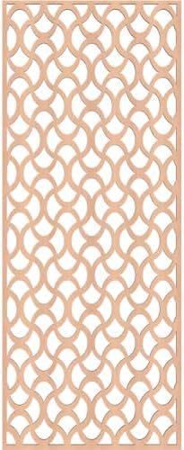 Resort Decorative Pierced Fretwork Wood Wall Panels, 17 3/8"W x 44 3/8"H x 3/8"T - Image 4