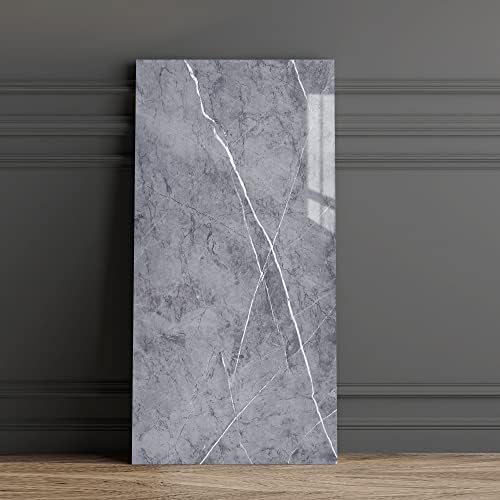 Haimin 3D Wall Panels Peel and Stick Marble Tile Look 10 Pack Waterproof by HaiminHomeDecorWallpaper