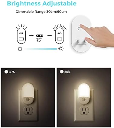 L LOHAS LED Motion Sensor Night Light, Bright Night Lights Plug into Wall - Image 3