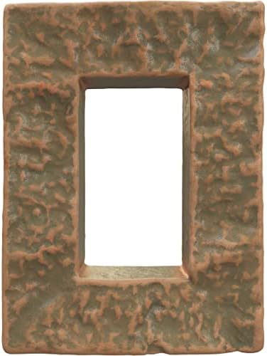 Universal Electrical Cover for EverStone Faux Stone Siding Panels, Iron Mill by EkenaMillwork