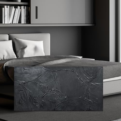 HUBOSKN Abstract Hand Painted Wall Art - Image 2