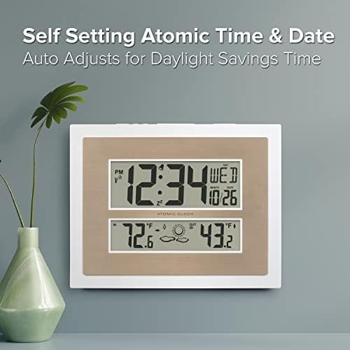 La Crosse Technology 512-14937-INT Atomic Digital Wall Clock - Image 4