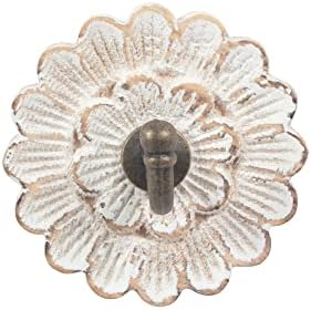 dwellington Distress Wood Flower Coat Hooks - Image 3