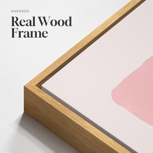 Framed Pink Brown Boho Wall Art Bedroom, 3 Piece Summer Neutral Palm Tree - Image 5
