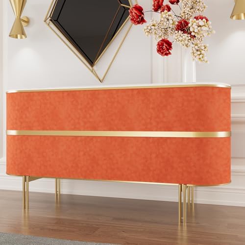 VEELIKE Orange Mottled Velvet Liner Self Adhesive Soft Felt Drawer Liners - Image 6