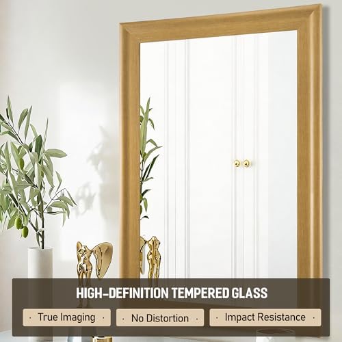 Natural Wall Mirror for Bathroom, Rectangle 24 x 36 inch Vanity Mirrors - Image 5