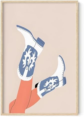 HAUS AND HUES Coastal Cowgirl Room Decor by HausandHuesArtPrints