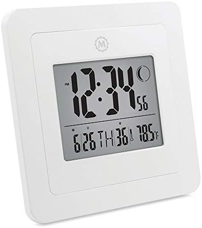 MARATHON Moon Phase Digital Wall Clock by Marathon