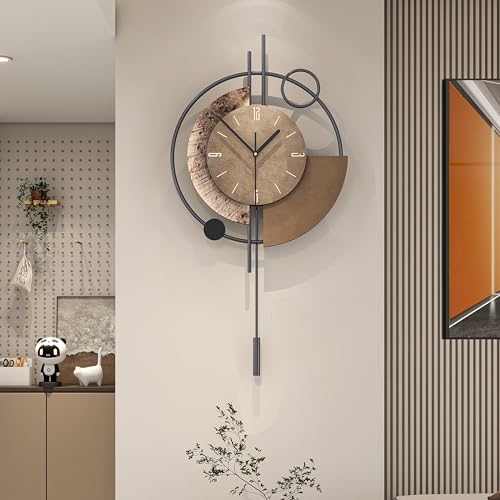 FLEBLE Large Wall Clock Decorative Modern Wall Clocks by DecorationWallClock