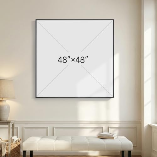 Extra Large Framed Neutral Brown Abstract Wall Art - Image 5