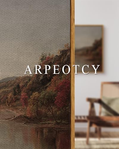 ARPEOTCY Vintage Framed Canvas Wall Art, 20x30 inch, Fall Large Landscape Wall - Image 6