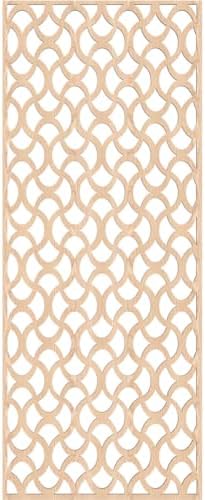 Resort Decorative Pierced Fretwork Wood Wall Panels, 17 3/8"W x 44 3/8"H x 1/4"T - Image 4