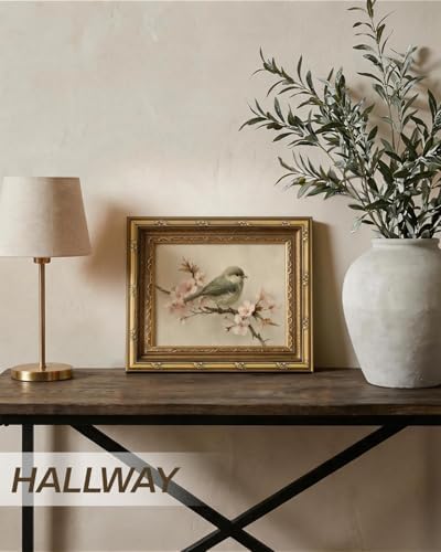 InSimSea Gold Framed Vintage Wall Art, Spring Bird Oil Painting - Image 4