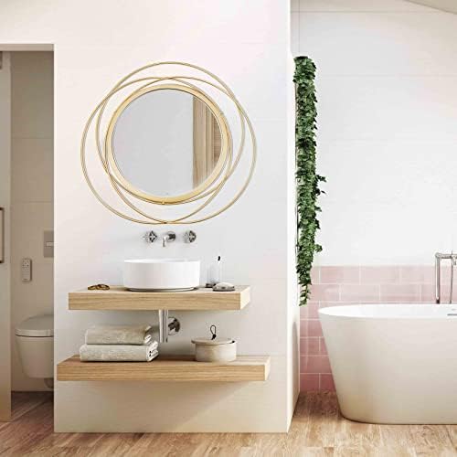 3 Set Sunburst Round Mirrors for Wall Decor Bedroom Bathroom - Image 5