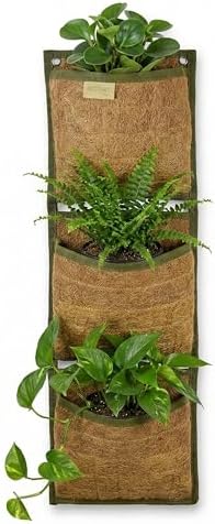 Vertical Garden Planter, 3 Pocket, Living wall Planter, Hanging wall planters by Austram