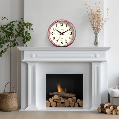 Wall Clock Metal 12.4" Countryside Style Wall Clocks Retro Vintage Classical - Image 5