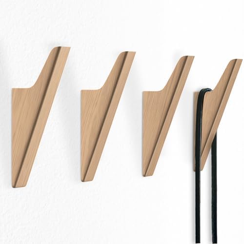 Natural Wood Wall Hooks by FCOWK