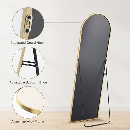 OLIXIS 64"x21.5" Arched Full Length Mirror - Image 5