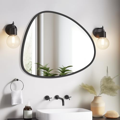 WallBeyond Asymmetrical Mirror, Irregular Wall Mirror, Wall Mirrors Decorative by WallBeyond