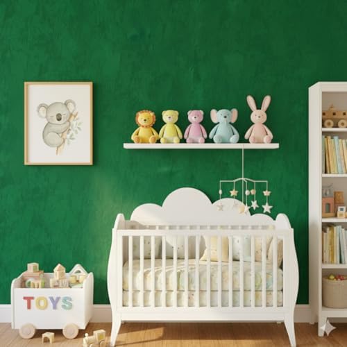 ReWallpaper 24in x 16.5ft Green Velvet Wallpaper Peel and Stick Emerald Green - Image 6