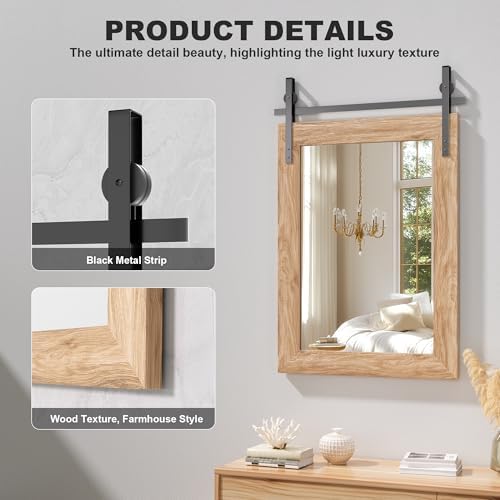 Hasipu Farmhouse Bathroom Mirror - Image 6