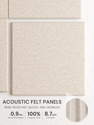 Bumusty 36"x 24" Large Felt Bulletin Board Tiles - Image 3