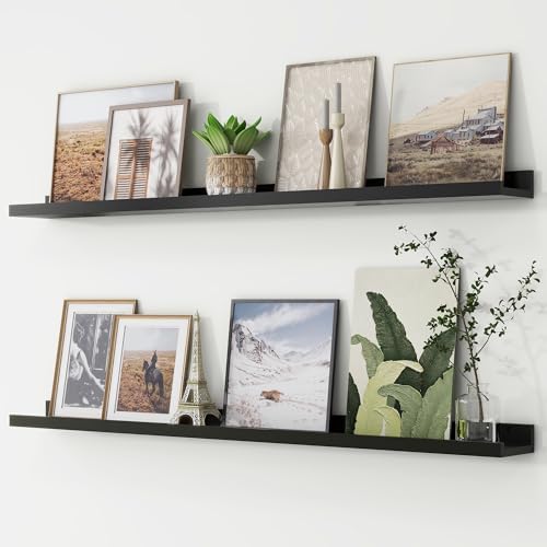 Picture Ledge Shelf, Floating Shelves by FLYJOE