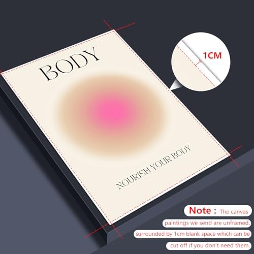Adyggefy Positive Aura Posters for Room Aesthetic 3 Piece Colorful Aura - Image 3