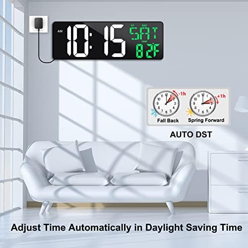 17" Large Digital Wall Clock - Image 6