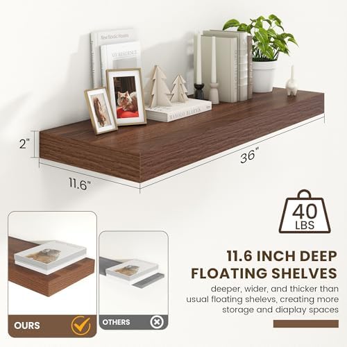 FLYJOE Deep Floating Shelves - Image 2