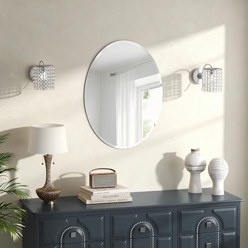 18x24 Inch Bathroom Mirrors for Over Sink, Frameless Mirrors for Wall - Image 2