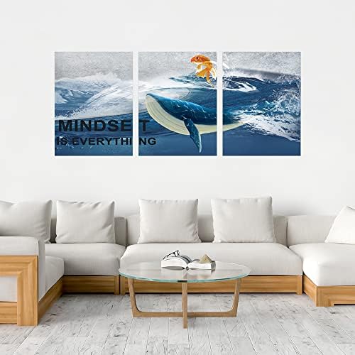 Inspirational Canvas Paintings 3 Panels Motivational Wall Art Inspirational - Image 5