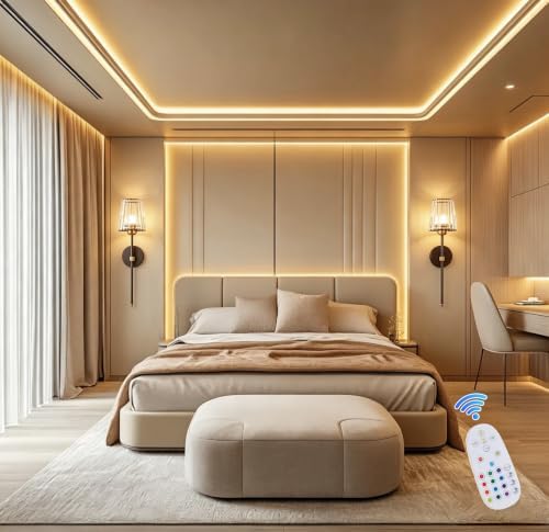 Set of 2 Battery‑Operated Wall Sconces, Rechargeable Wireless Wall Lights - Image 4