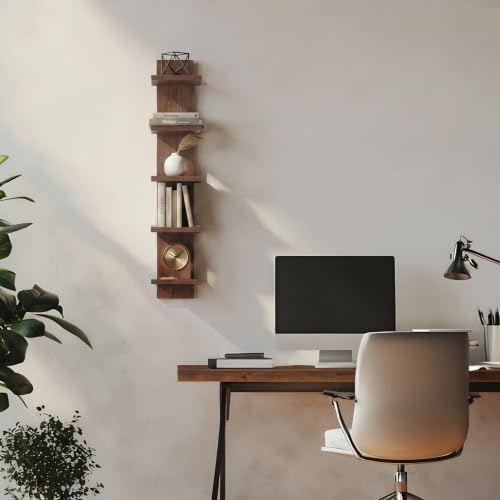 Homaterial 5 Tier Floating Wall Shelf Unit - Image 5