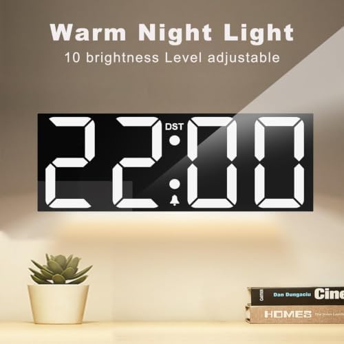 JALL 22" Large Digital Wall Clock - Image 4